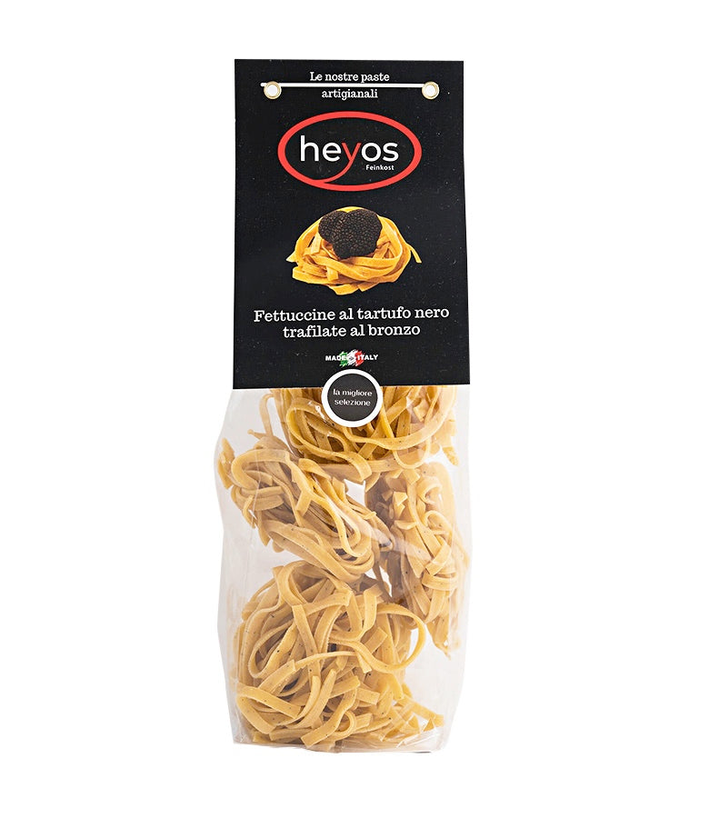 Heyos – Fettuccine mit schwarzem Trüffel 250g